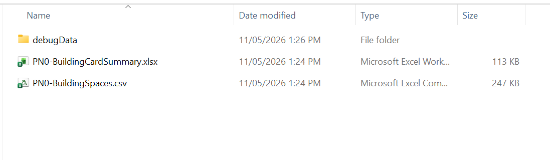 Figure 12. Files located inside the zip file